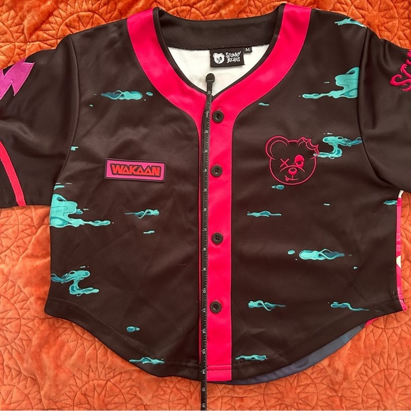Wakaan x Scummy Bears Crop Jersey - Size M - Picture 5 of 11